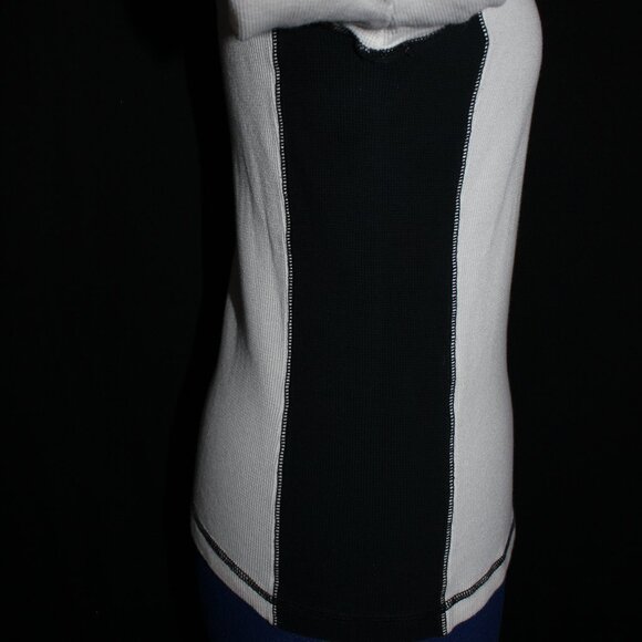 VTG L-RL Lauren Ralph Lauren Active Waffle Knit 1/4 Zip Aztec Logo Long Sleeve - Picture 9 of 14